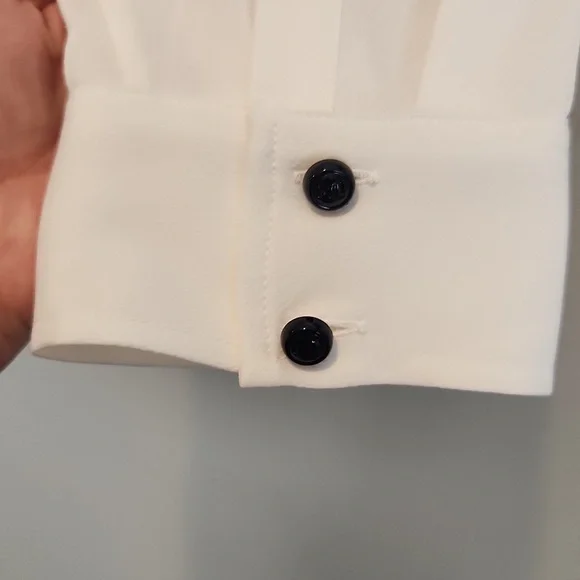 Karl Lagerfeld Colorblock Button-Down Shirt Size Medium - Picture 7 of 12